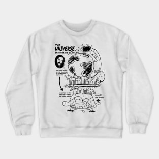 The universe by Nandor Crewneck Sweatshirt